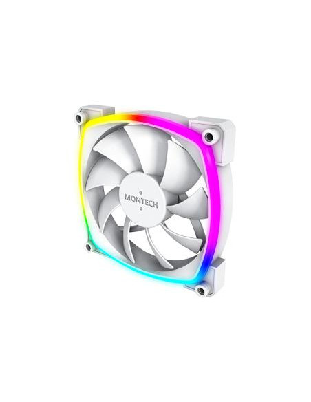 CASE FAN 120MM/AX120 PWM WHITE 3 IN 1 MONTECH