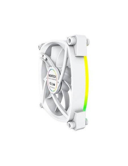 CASE FAN 120MM/AX120 PWM WHITE 3 IN 1 MONTECH