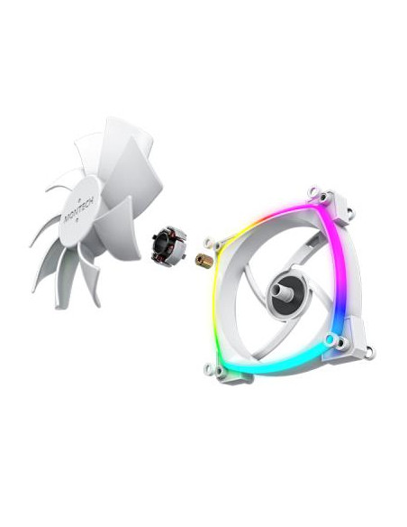 CASE FAN 120MM/AX120 PWM WHITE 3 IN 1 MONTECH