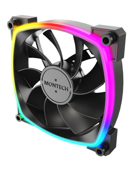 CASE FAN 120MM/RX120 PWM BLACK 3 IN 1 MONTECH