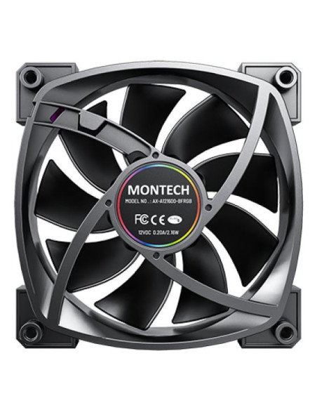 CASE FAN 120MM/AX120 PWM BLACK 3 IN 1 MONTECH