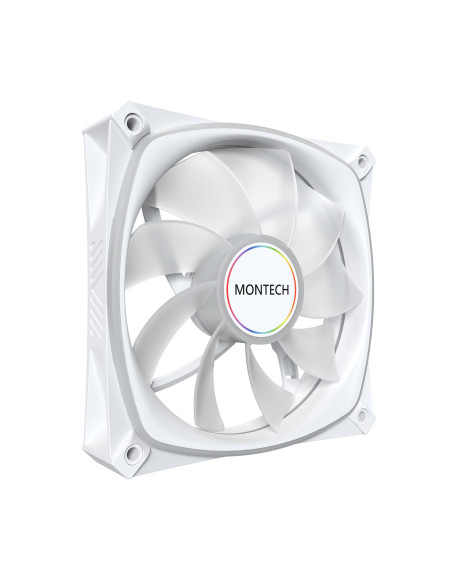 CASE FAN 120MM/RX120 PRO WHITE 3 IN 1 MONTECH