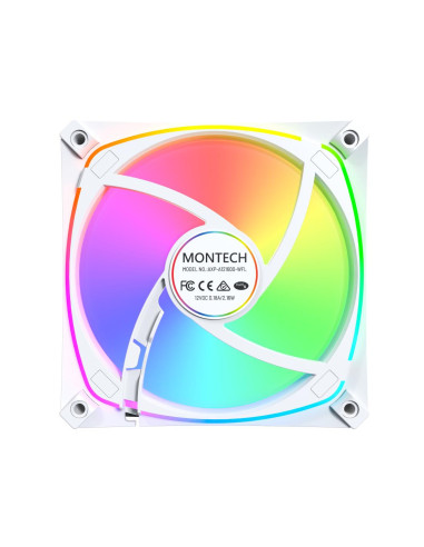 CASE FAN 120MM/AX120 PRO WHITE 3 IN 1 MONTECH
