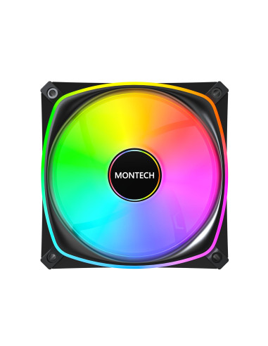 CASE FAN 120MM/RX120 PRO BLACK 3 IN 1 MONTECH