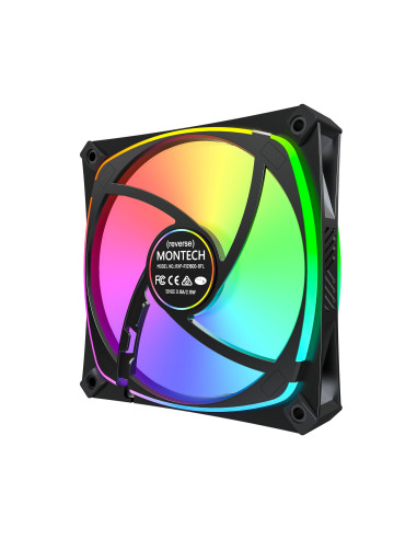CASE FAN 120MM/RX120 PRO BLACK 3 IN 1 MONTECH