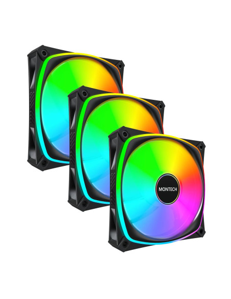 CASE FAN 120MM/AX120 PRO BLACK 3 IN 1 MONTECH
