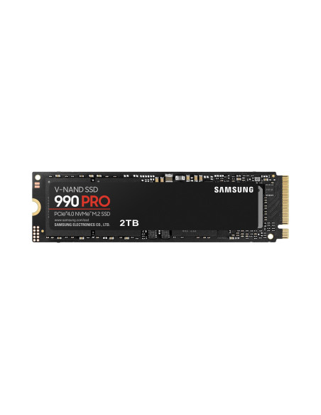 SSD, SAMSUNG, 990 PRO, 2TB, M.2, PCIE, NVMe, MLC, Write speed 6900 MBytes/sec, Read speed 7450 MBytes/sec, 2.3mm, TBW 1200 TB, 
