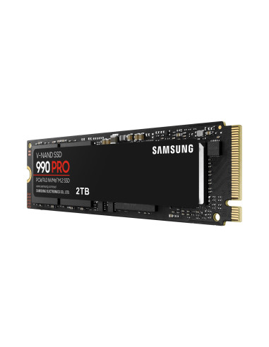 SSD, SAMSUNG, 990 PRO, 2TB, M.2, PCIE, NVMe, MLC, Write speed 6900 MBytes/sec, Read speed 7450 MBytes/sec, 2.3mm, TBW 1200 TB, 