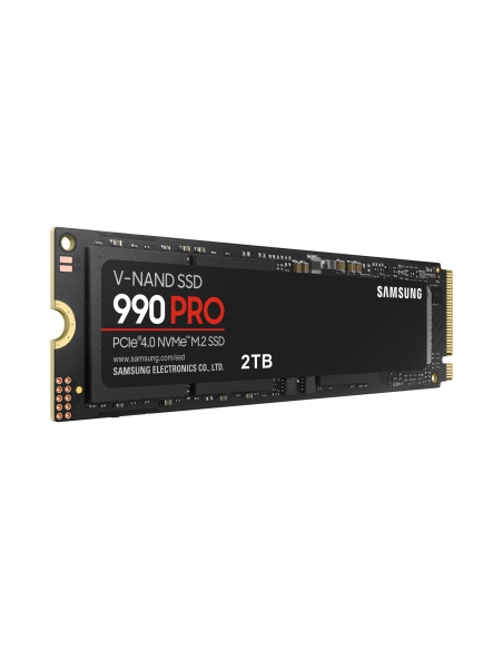 SSD, SAMSUNG, 990 PRO, 2TB, M.2, PCIE, NVMe, MLC, Write speed 6900 MBytes/sec, Read speed 7450 MBytes/sec, 2.3mm, TBW 1200 TB, 