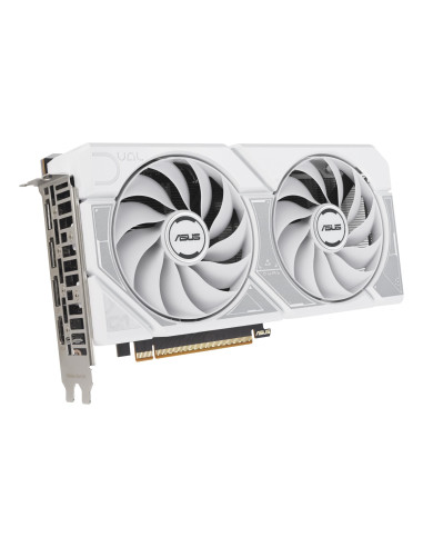Graphics Card, ASUS, NVIDIA, GeForce RTX 5060, 8 GB, GDDR7, 128 bit, PCI Express 5.0, Active, DUAL-RTX5060-O8G-WHITE