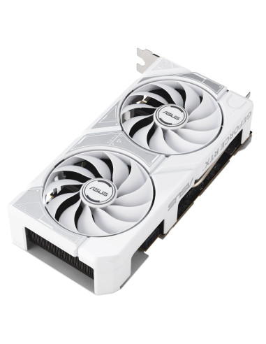Graphics Card, ASUS, NVIDIA, GeForce RTX 5060, 8 GB, GDDR7, 128 bit, PCI Express 5.0, Active, DUAL-RTX5060-O8G-WHITE