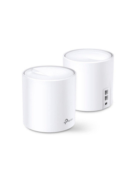 Wireless Router, TP-LINK, Wireless Router, 2-pack, 1800 Mbps, Mesh, IEEE 802.11a, IEEE 802.11n, IEEE 802.11ac, IEEE 802.11ax, D