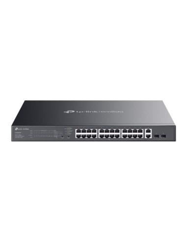 Switch, TP-LINK, Omada, ES228GMP, Switch type Managed, Switch layer L2, Rack mounting Yes, 26xRJ-45 ports, RJ-45 Ports Type Gig