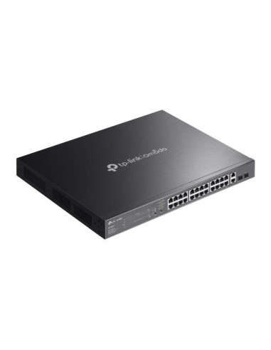 Switch, TP-LINK, Omada, ES228GMP, Switch type Managed, Switch layer L2, Rack mounting Yes, 26xRJ-45 ports, RJ-45 Ports Type Gig