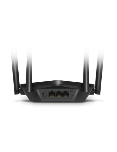 Wireless Router, MERCUSYS, 1500 Mbps, Wi-Fi 6, IEEE 802.11a/b/g, IEEE 802.11n, IEEE 802.11ac, IEEE 802.11ax, 3x10/100/1000M, LA