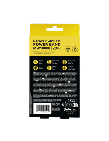POWER BANK USB 10000MAH MAG/CHAMPAGNE 7344031 INTENSO