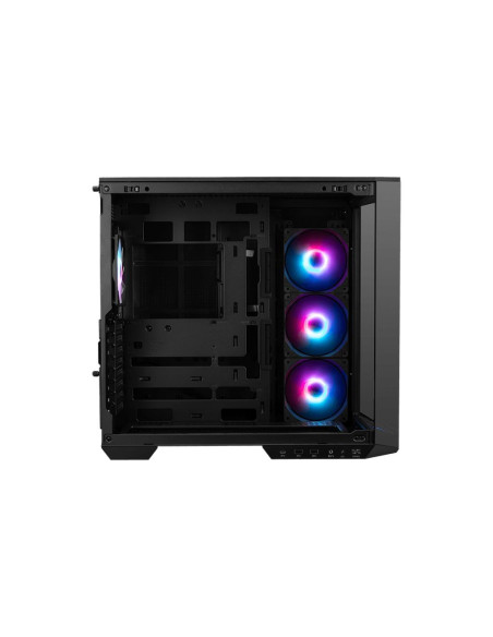 Case, MSI, MAG PANO 100R PZ, MidiTower, Case product features Transparent panel, ATX, MicroATX, MiniITX, Colour Black, MAGPANO1