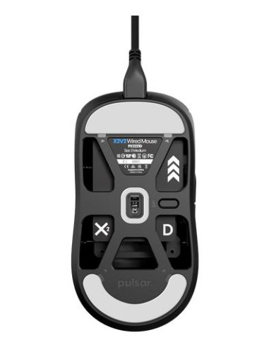 MOUSE USB OPTICAL X2/MEDIUM BLACK PX2221D PULSAR