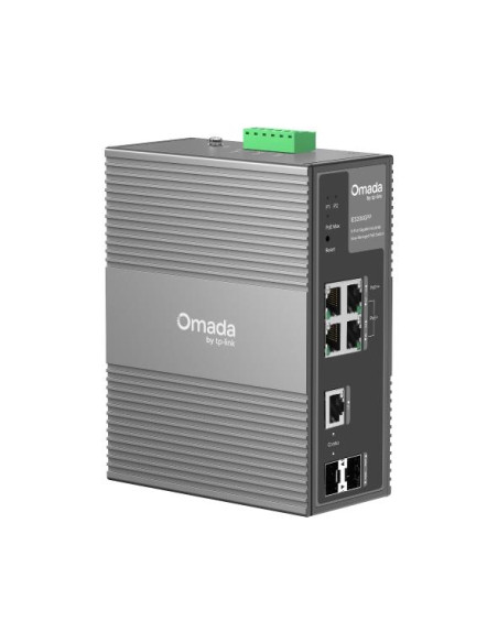 Switch, TP-LINK, Switch type Managed, Rack mounting Yes, 4xRJ-45 ports, RJ-45 Ports Type Gigabit Ethernet (10/100/1000), 1xComb