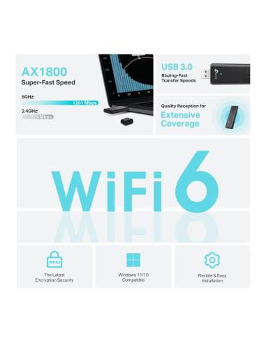 WRL ADAPTER 1800MBPS USB/ARCHER TX20U TP-LINK