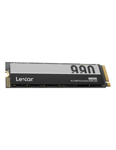 SSD, LEXAR, NM990, 1TB, M.2, NVMe, Write speed 7500 MBytes/sec, Read speed 14000 MBytes/sec, 2.45mm, TBW 750 TB, MTBF 1500000 h