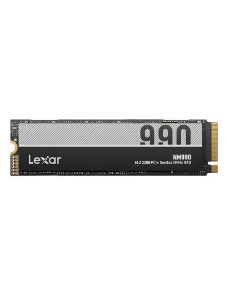 SSD, LEXAR, NM990, 4TB, M.2, NVMe, Write speed 11000 MBytes/sec, Read speed 14000 MBytes/sec, 2.45mm, TBW 750 TB, MTBF 1500000 