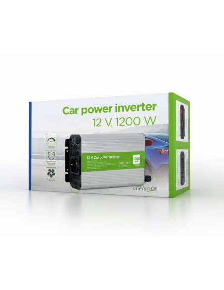 POWER INVERTER CAR 12V 1200W/EG-PWC1200-01 GEMBIRD