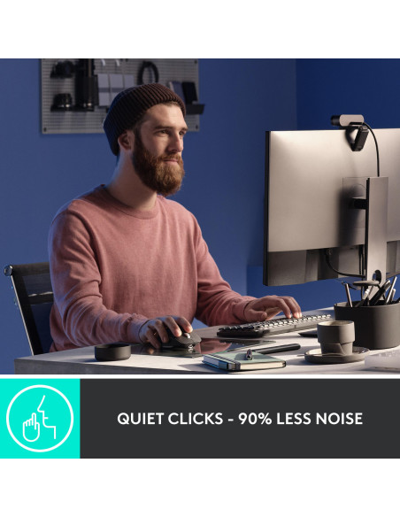 MOUSE BLUETH OPTICAL MASTER 3S/BLACK 910-006559 LOGITECH