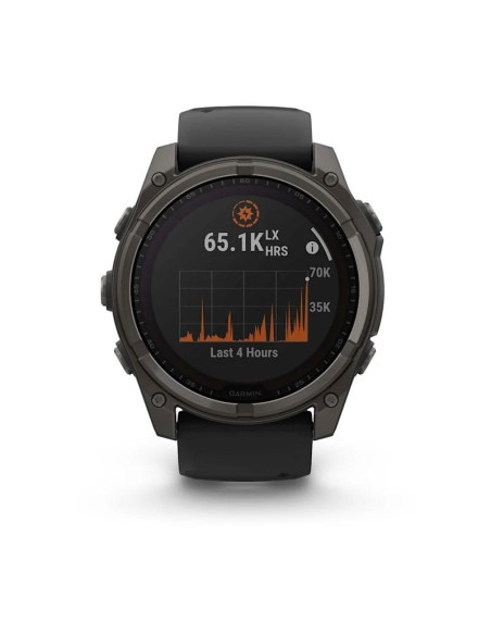 SMARTWATCH FENIX 8 SAPP. SOLAR/BLACK/GRAY 010-02907-11 GARMIN