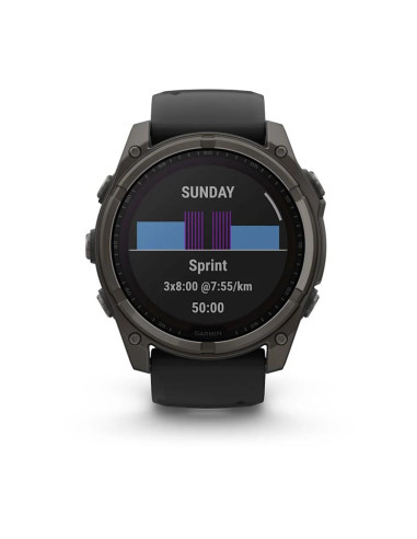 SMARTWATCH FENIX 8 SAPP. SOLAR/BLACK/GRAY 010-02907-11 GARMIN