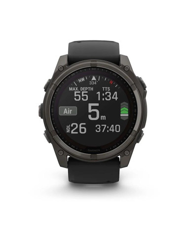 SMARTWATCH FENIX 8 SAPP. SOLAR/BLACK/GRAY 010-02907-11 GARMIN