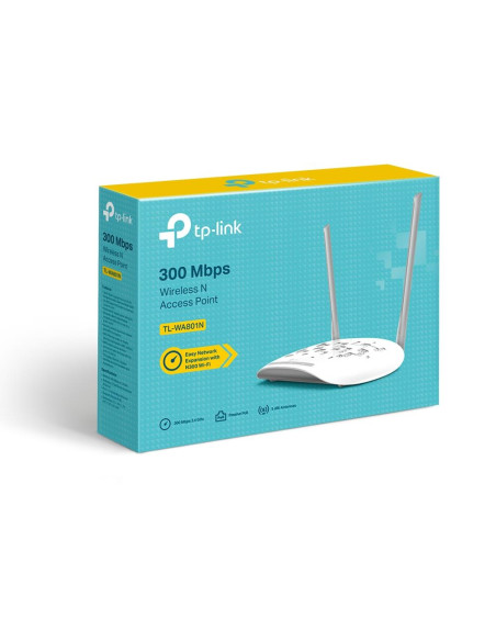 Access Point, TP-LINK, 300 Mbps, 1x10Base-T / 100Base-TX, Number of antennas 2, TL-WA801N