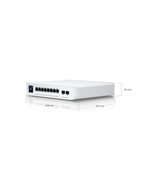 Switch, UBIQUITI, Switch Enterprise 8 PoE, Type L3, 8x2.5GbE, 2xSFP+, PoE ports 8, 120 Watts, USW-ENTERPRISE-8-POE