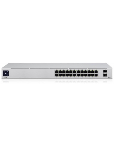 Switch, UBIQUITI, USW-Pro-24-PoE, Type L3, Desktop/pedestal, Rack, 24x10Base-T / 100Base-TX / 1000Base-T, 2xSFP+, PoE ports 24,