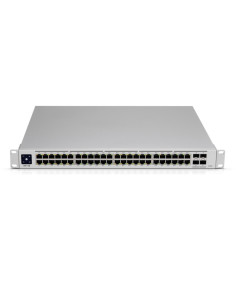 Switch, UBIQUITI, USW-PRO-48-POE, Type L3, Rack, 48x10Base-T / 100Base-TX / 1000Base-T, 4xSFP, PoE+ ports 48, 600 Watts, USW-PR
