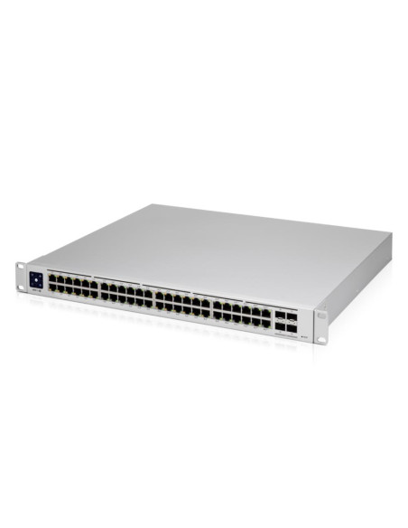 Switch, UBIQUITI, USW-PRO-48-POE, Type L3, Rack, 48x10Base-T / 100Base-TX / 1000Base-T, 4xSFP, PoE+ ports 48, 600 Watts, USW-PR