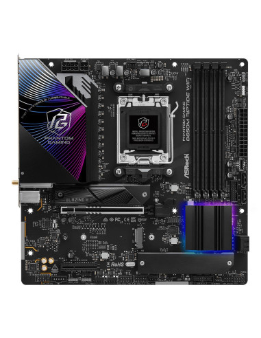 Mainboard, ASROCK, AMD B850, SAM5, Micro-ATX, Memory DDR5, Memory slots 4, 1xHDMI, 1xDisplayPort, 1xAudio-In, 1xAudio-Out, 1xMi