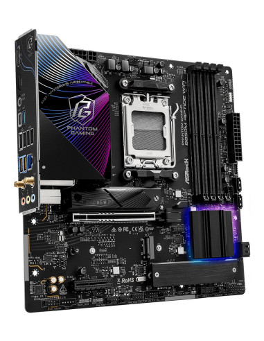 Mainboard, ASROCK, AMD B850, SAM5, Micro-ATX, Memory DDR5, Memory slots 4, 1xHDMI, 1xDisplayPort, 1xAudio-In, 1xAudio-Out, 1xMi