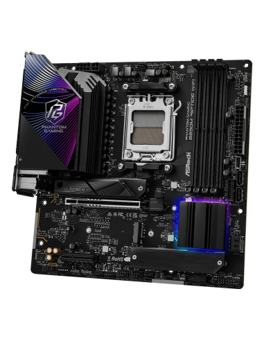 Mainboard, ASROCK, AMD B850, SAM5, Micro-ATX, Memory DDR5, Memory slots 4, 1xHDMI, 1xDisplayPort, 1xAudio-In, 1xAudio-Out, 1xMi