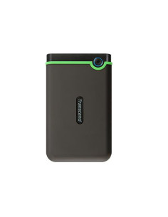 External HDD, TRANSCEND, StoreJet, 2TB, USB 3.0, Colour Green, TS2TSJ25M3S