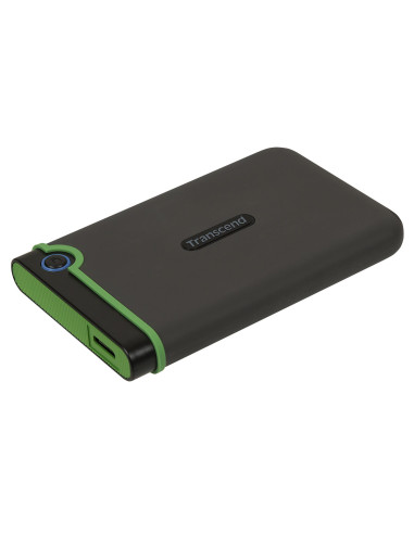 External HDD, TRANSCEND, StoreJet, 2TB, USB 3.0, Colour Green, TS2TSJ25M3S