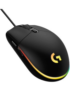 MOUSE USB OPTICAL G203/BLACK 910-005796 LOGITECH