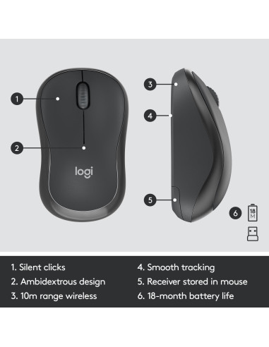 KEYBOARD +MOUSE COMBO MK295/ENG 920-009800 LOGITECH