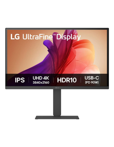 LCD Monitor, LG, 27 ", 3840 x 2160 pixels, 4K Ultra HD, Native aspect ratio 16:9, Flat, 27U730A-B