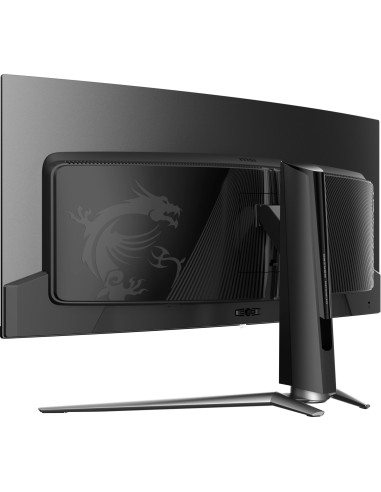 Monitor, MSI, 34", Gaming/Curved/21 : 9, Panel QD-OLED, 3440x1440, 240, Matte, 0.03 ms, Swivel, Height adjustable, Tilt, Colour