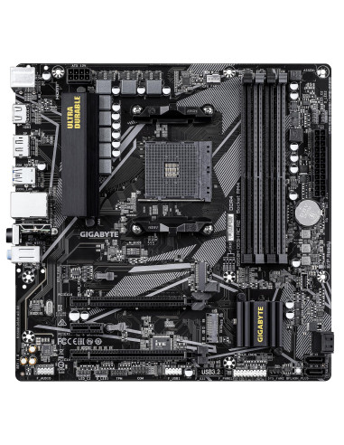 Mainboard, GIGABYTE, AMD B550, SAM4, Micro-ATX, Memory DDR4, Memory slots 4, B550MDS3HACR2