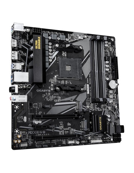 Mainboard, GIGABYTE, AMD B550, SAM4, Micro-ATX, Memory DDR4, Memory slots 4, B550MDS3HACR2
