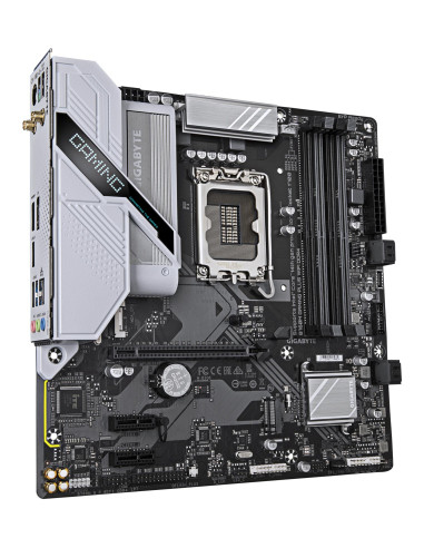 Mainboard, GIGABYTE, Intel B760 Express, LGA1700, Micro-ATX, Memory DDR4, Memory slots 4, 2xPCI-Express 3.0 1x, 1xPCI-Express 4