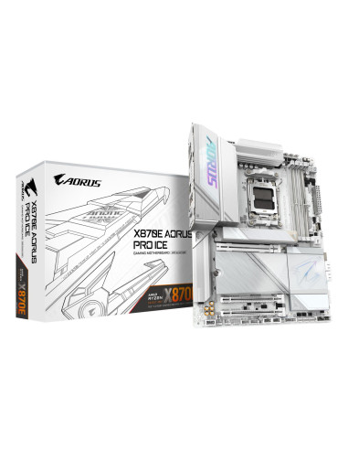 Mainboard, GIGABYTE, AMD X870E, SAM5, ATX, Memory DDR5, Memory slots 4, X870EAORUSPROICE1.1