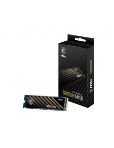 SSD, MSI, SPATIUM M450, 1TB, M.2, PCIe Gen4, NVMe, 3D NAND, Write speed 2400 MBytes/sec, Read speed 3400 MBytes/sec, 2.15mm, TB